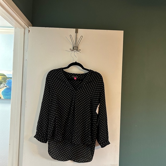 Vince Camuto Polka Dot Blouse - Picture 5 of 6